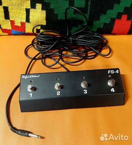 Hughes & kettner fs-4 футсвитч footswitch