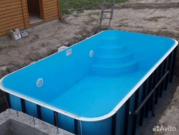 Пластиковый бассейн