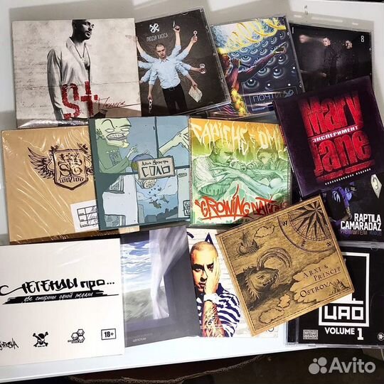 Лицензионные диски с русским рэпом