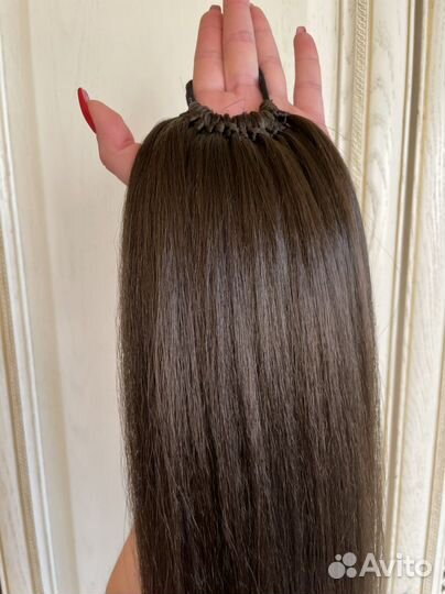 Хвост на резинке, накладной хвост, коса