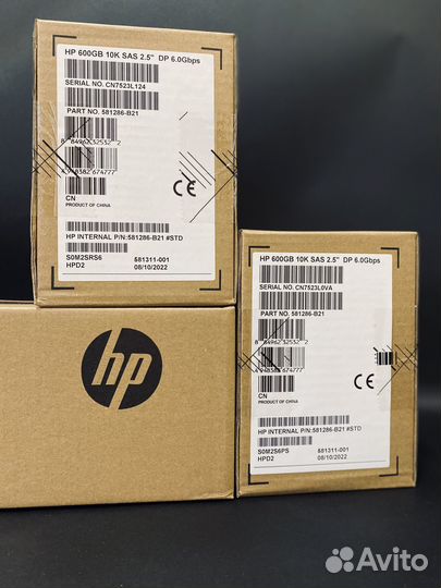 Жесткие диски HP 600 Gb 10K SAS 2.5'' 581286-B21