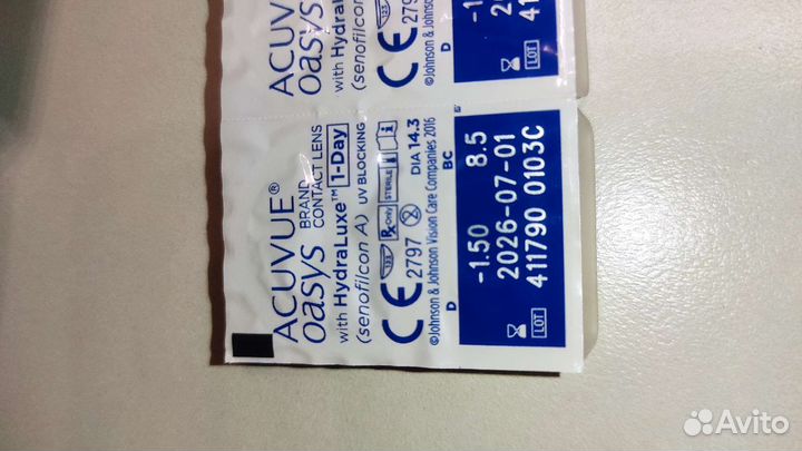 Линзы контактные acuvue oasys hydraluxe