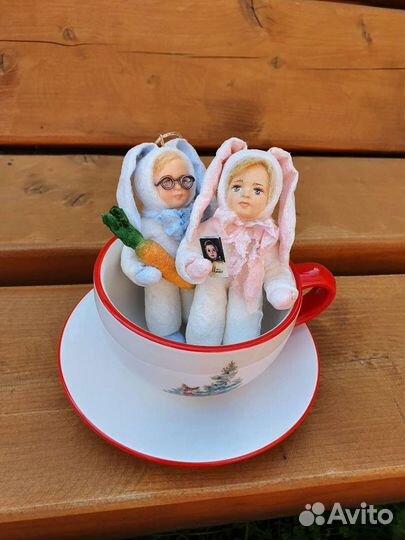 Елочная игрушка ручной работы