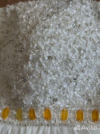 Свадебное платье размер S (44) на шнуровке