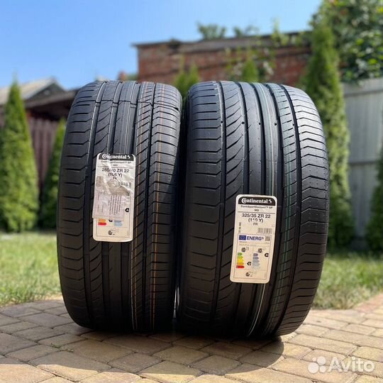 Continental ContiSportContact 5P SUV 285/40 R22 и 325/35 R22 106Y