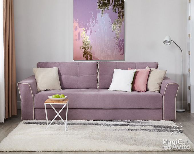 Бутон лиловой розы - картина