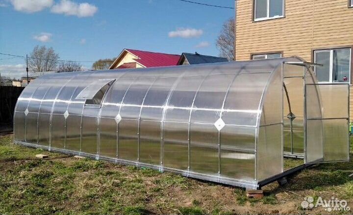 Теплицы Капелька. Арка. Арка из двойных дуг