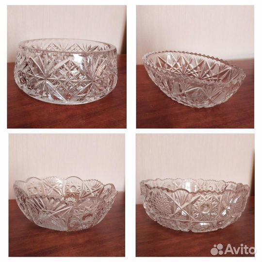 Салатник хрустальный
