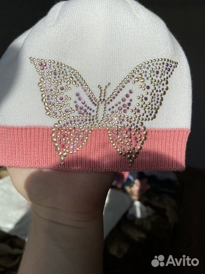 Шапка для девочки Новая 52-54 размер