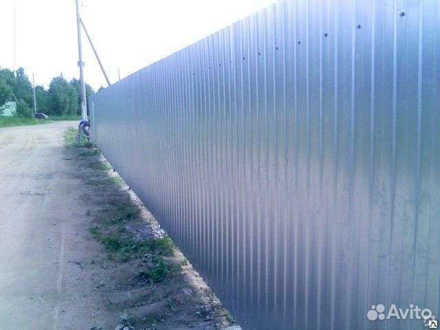 Профлист цинк С8 толщина 0.45 для забора