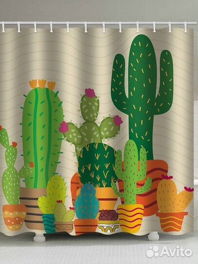 Шторки для ванной с печатью любого изображения