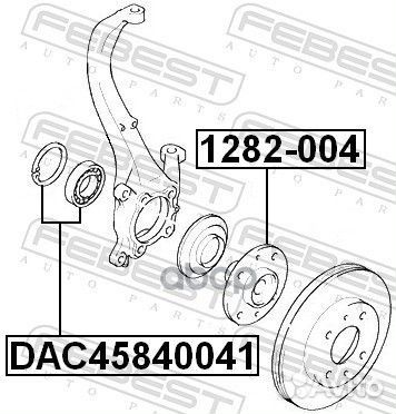 Подшипник ступ.hyundai sonata EF/IX35/santa FE