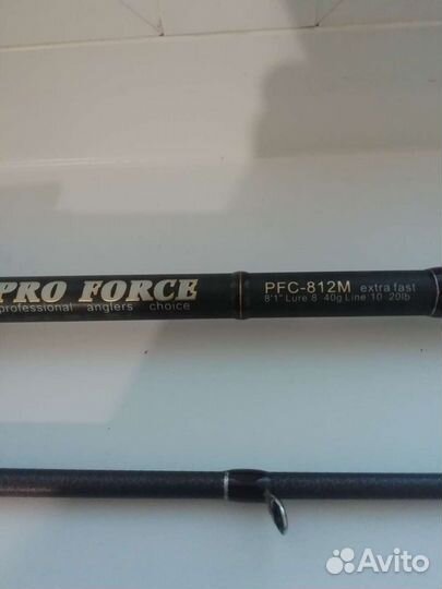 Кастинговый спиннинг hearty rise Pro Force PF-812M