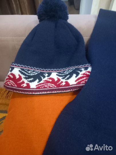 Шапка и шарф детские