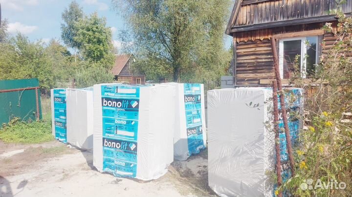 Газобетонные блоки с завода Бонолит