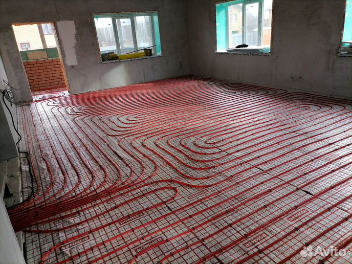 Монтаж систем отопления и водоснабжения