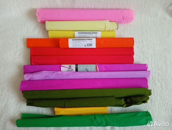 Гофрированная бумага и товары для рукоделия