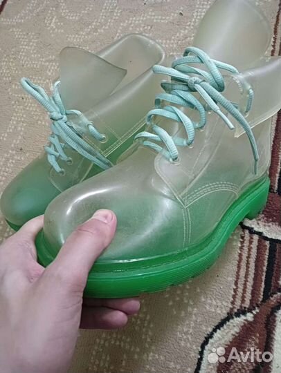 Ботинки женские прозрачные 39-40