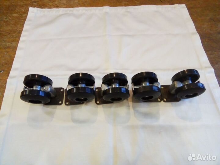 Колёса Опор.Поворот.120/60,5шт+Колёса-ролики,9шт