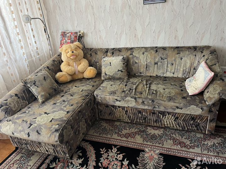 Угловой диван, раскладной