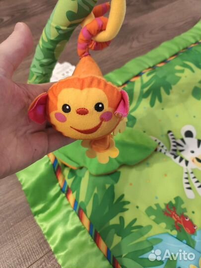Развивающий коврик fisher price тропический лес