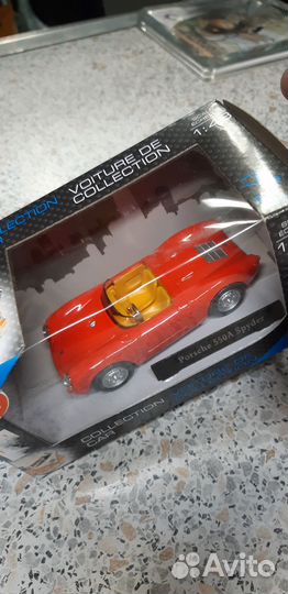 Моделька Porsche 550A Spyder 1:43