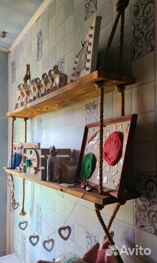 Полка настенная навесная