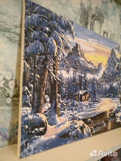 Картина по номерам готовая