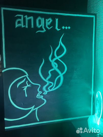 Картина акрилом на холсте