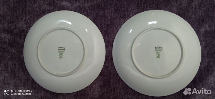 Десертн. Тарелки Wallendorf GDR лфз майский ситчик