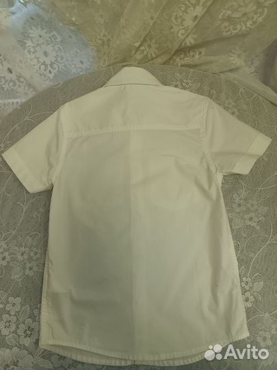 Рубашка Vertbaudet, 116см, кремовая, 100хлопок