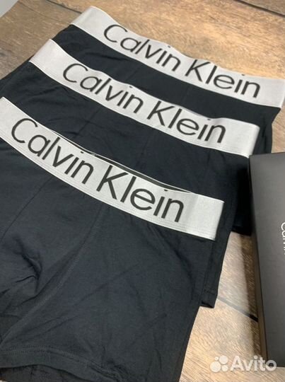 Трусы мужские черные Calvin klein