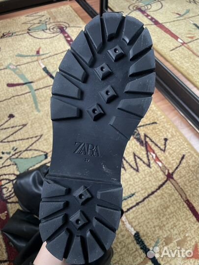 Ботфорты zara 39