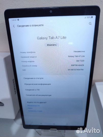 Планшет Samsung Galaxy Tab A7 Lite LTE 64GB