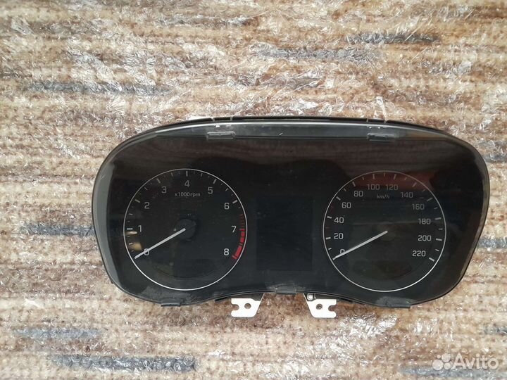 Панель приборов hyundai solaris