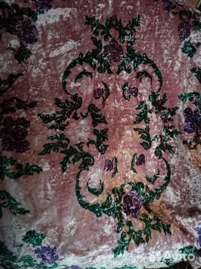 Скатерть плюшевая производство СССР