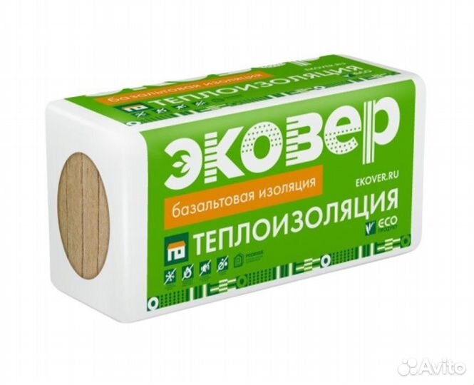 Утеплитель Эковер Лайт Универсал 28кг/м3 50мм 12шт