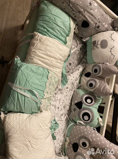 Бортики в детскую кроватку