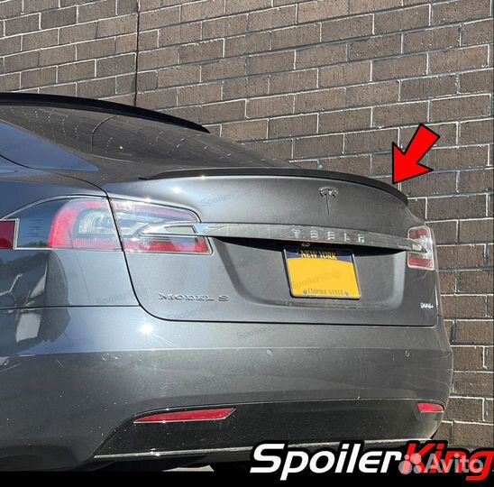 Лип спойлер Tesla Model S