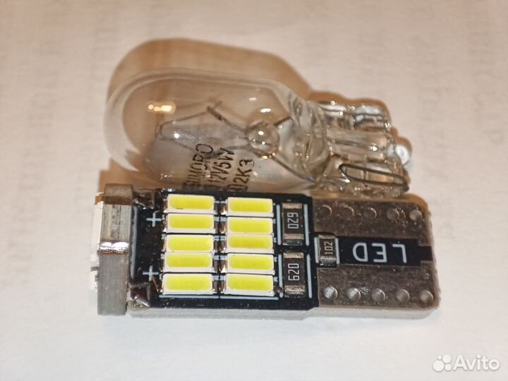 Диодные лампы т10 W5W (LED) Светодиодные лампочки