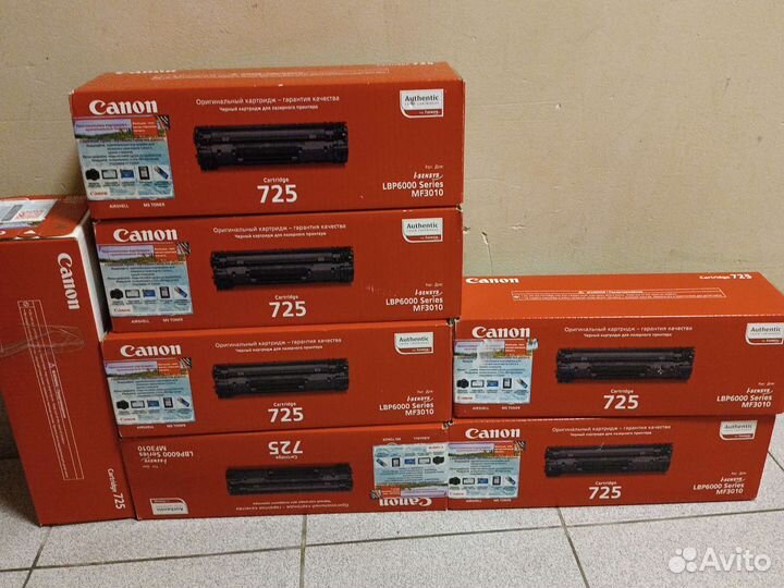 Катриджи для принтера canon
