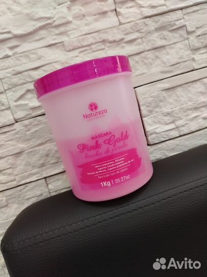 Маска-глянец для волос natureza Pink Gold