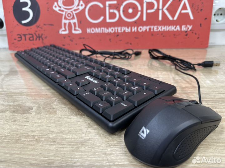 Клавиатура+мышь проводная Defender Dakota C-270