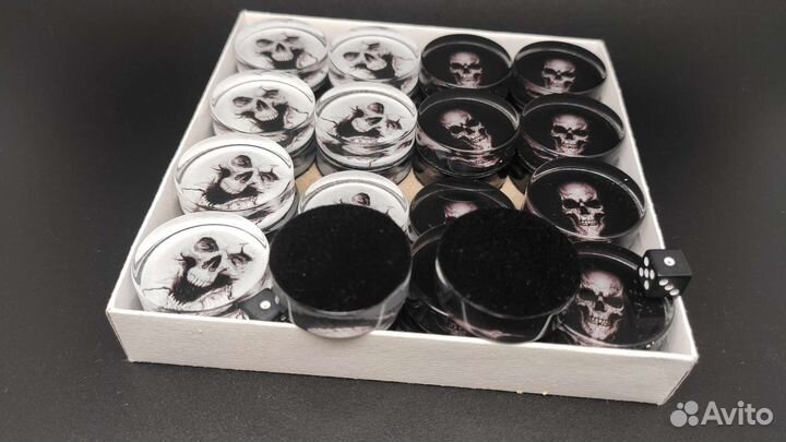 Фишки для нард ручная работа