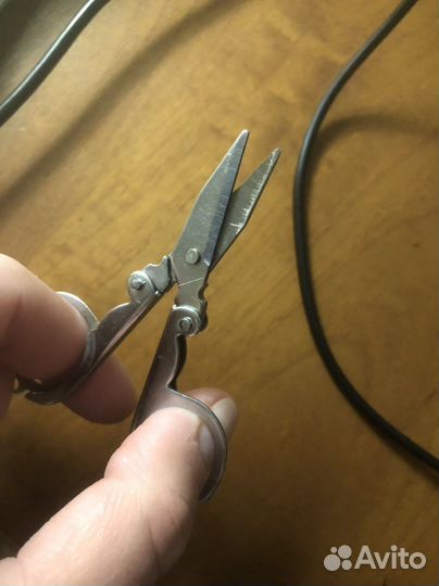 Маникюрные ножницы СССР складные брелок