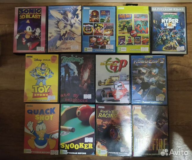 Картриджи Sega (Сега)