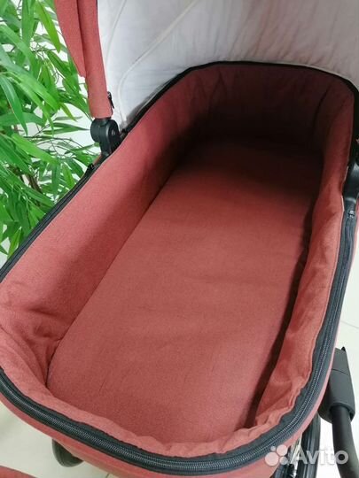 Новая коляска-классика 2в1 Cool Baby/терракотовый