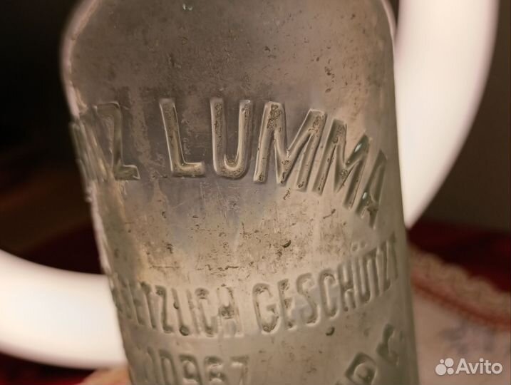 Бутылка Moritz Lumna раскопок Königsberga