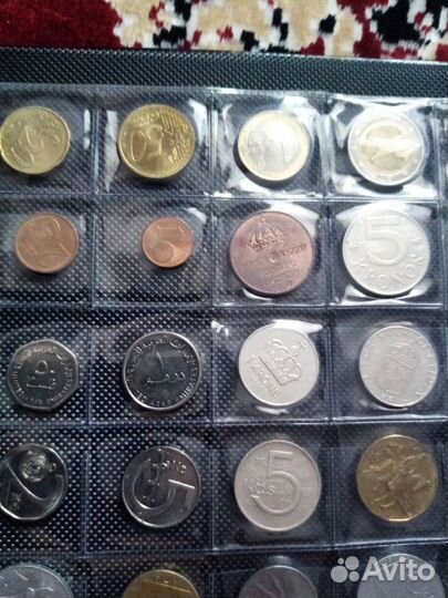 Монеты Германии, Швеции, Норвегии, оаэ, Чехословак