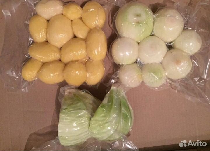 Овощи в вакумной упаковке